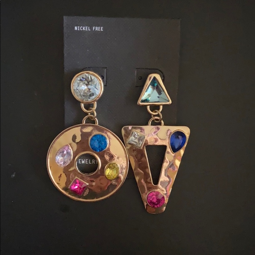Gold color earrings